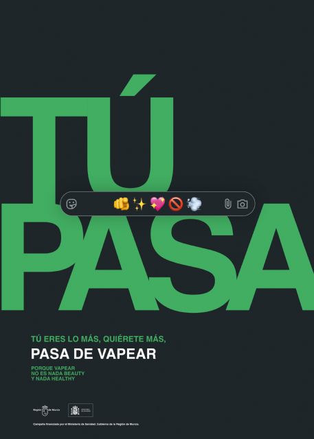 El Gobierno regional lleva la prevención del vapeo a los centros educativos con la campa&ntilde;a 'Pasa de vapear'