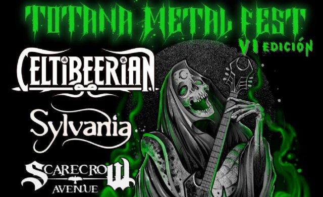 El VI Totana Metal Fest se celebrará el próximo 14 de octubre, en el Auditorio Municipal “Marcos Ortiz”