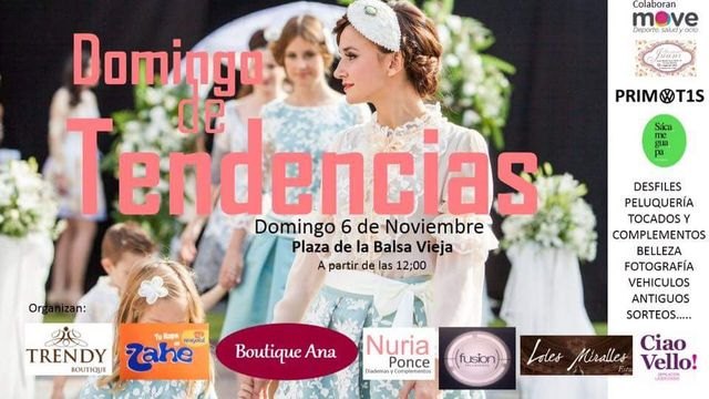 El próximo domingo 6 de noviembre tendrá lugar la II edición de 'Domingo de Tendencias'