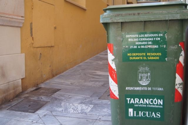 Recogida de residuos en los próximos días festivos de diciembre