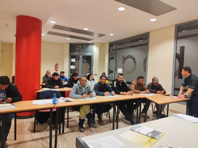 COAG Totana ha impartido el curso: carnet, usuario profesional de productos fitosanitarios, nivel básico