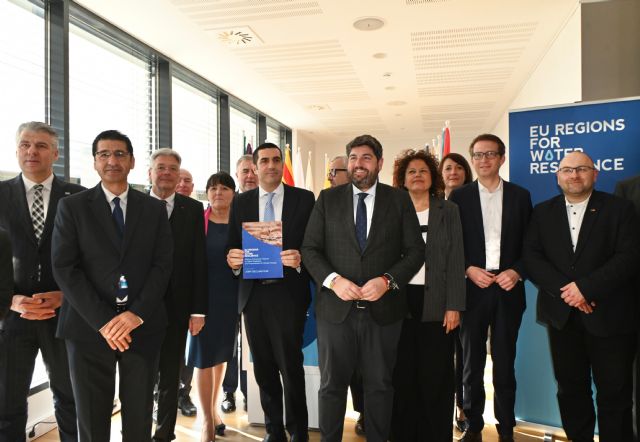 La Región de Murcia se suma a la nueva alianza de 18 territorios para situar el agua en el centro de la agenda de la UE