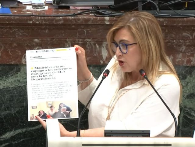 El PSOE denuncia que PP y Vox imponen un copago a los enfermos de ELA en la Región de Murcia