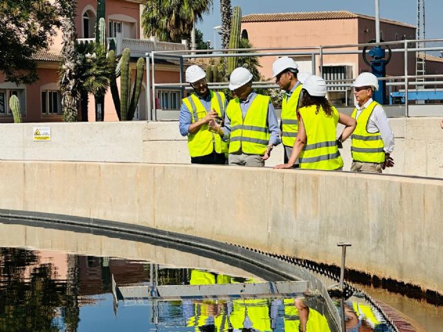 600.000 euros para reforzar la reutilización de agua regenerada en la pedanía lorquina de La Hoya