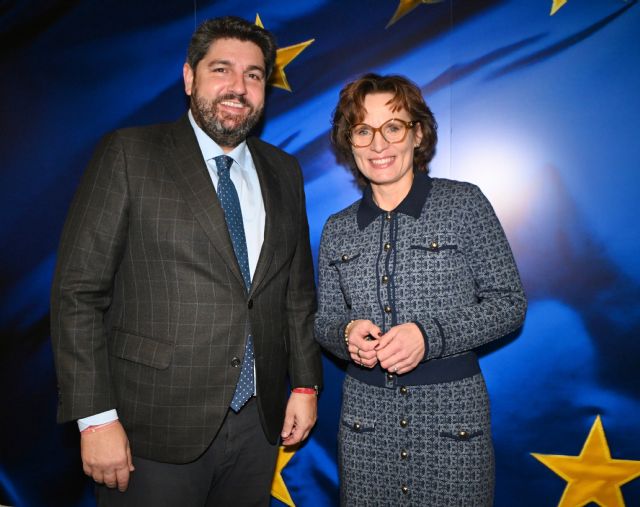 López Miras pide a la comisaria Roswall que la UE priorice inversiones para territorios que sufren mayor falta de agua