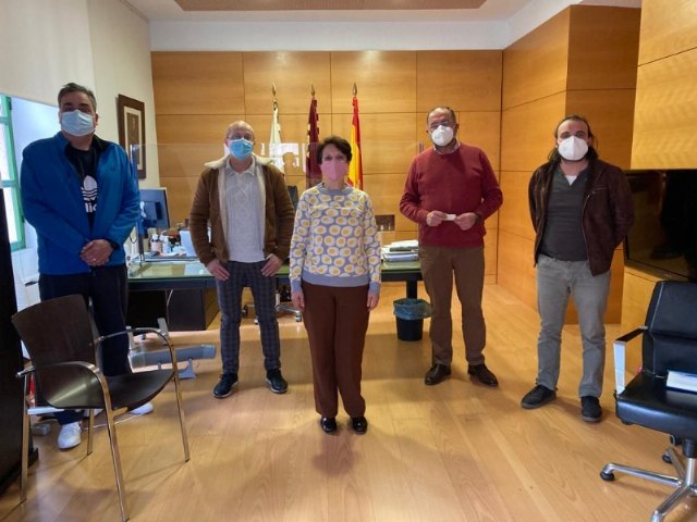 El alcalde se reúne con representantes de la nueva Federación de Comercio de la Región de Murcia (COREMUR)