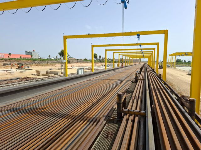Transportes alcanza un nuevo hito para la línea de Alta Velocidad entre Murcia y Lorca con las obras de la plataforma casi finalizadas