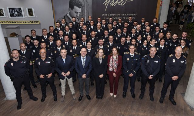 63 agentes de la Policía Local de Murcia, Águilas, Beniel y Abanilla finalizan el curso selectivo