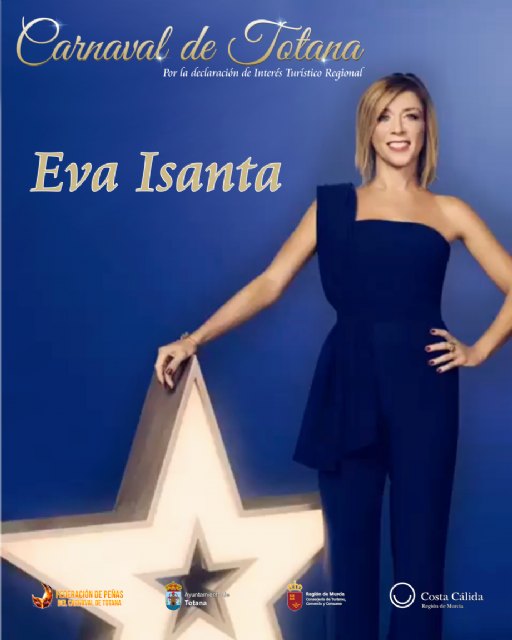 La gala del Pregón del Carnaval de Totana 2019 será presentada por Eva Isanta