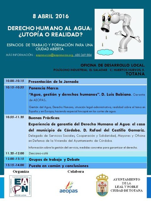 'Derecho humano al agua ¿Utopía o realidad?'