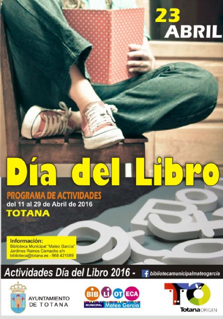 El programa del 'Día del Libro' se prolonga con actividades desde el 11 al 29 de abril