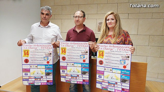 Las fiestas de la urbanización 'La Charca' se celebran, por vez primera, el próximo día 14 de julio