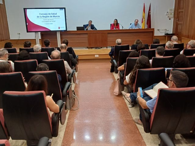 La consejera de Salud preside el Consejo de Salud de la Región de Murcia