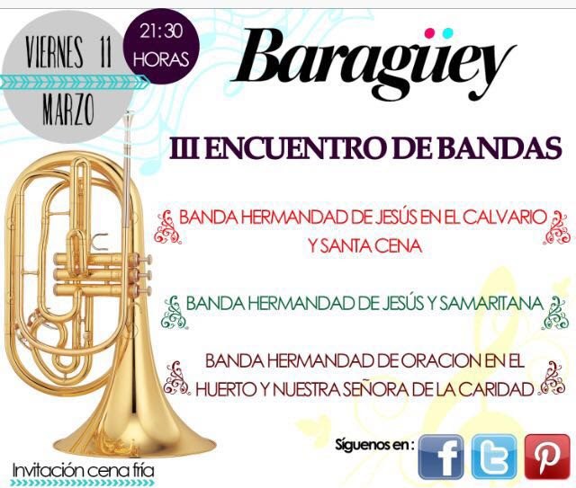 III encuentro de bandas Baragüey