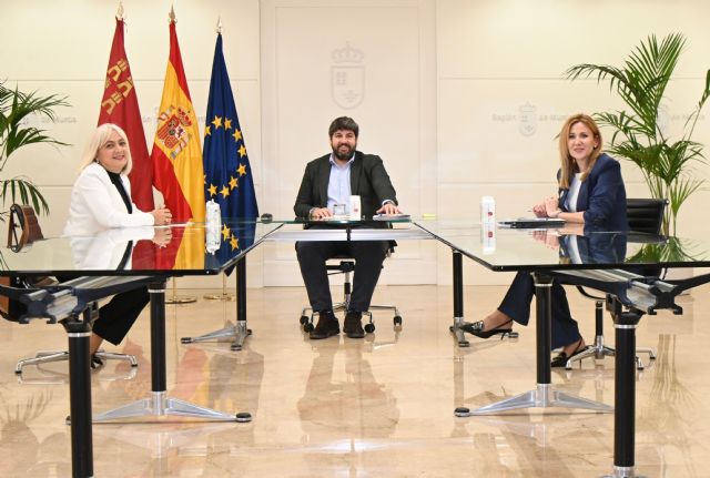 López Miras ultima con CC.OO. y UGT la nueva Estrategia de Empleo 2026-2029 en un contexto de descenso continuado del paro