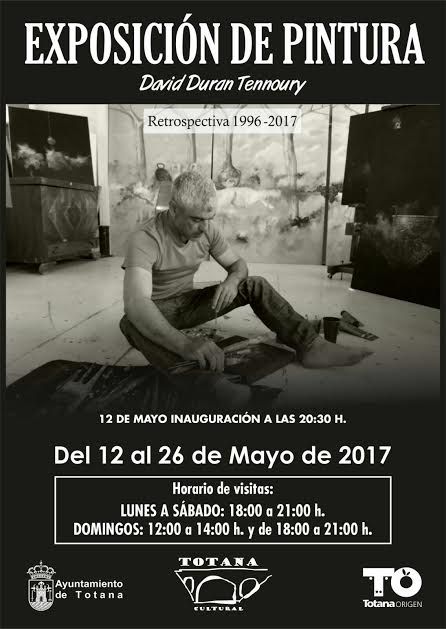 La exposición de pintura de David Durán Tennoury se inaugura este viernes en la sala municipal 'Gregorio Cebrián'