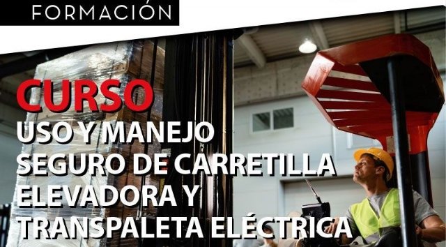 Totana acoge un nuevo curso de formación en uso seguro de carretillas elevadoras y transpaletas eléctricas