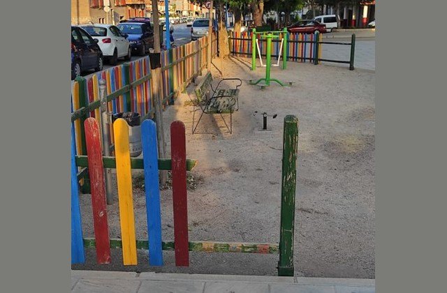 Los socialistas de Totana lamentan el estado de abandono que durante semanas presenta la zona del recinto ferial, sin que nadie haga nada