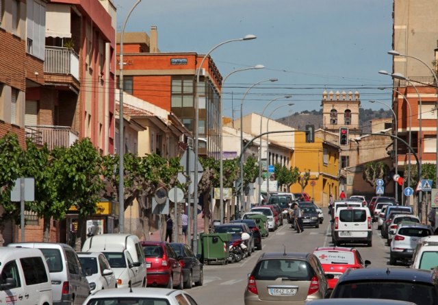 Adjudican el contrato para el repintado de la señalización horizontal de la carretera N-340ª, avenidas de Lorca y General Páramo y la calle General Aznar