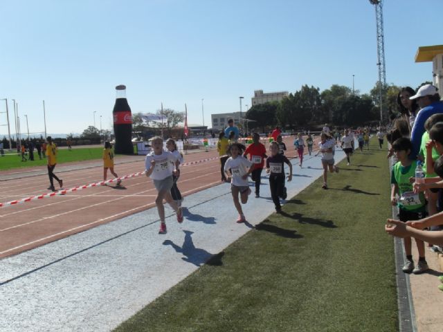 28 escolares de Totana participaron en la Final Regional de Campo a través de Deporte Escolar benjamín y alevín