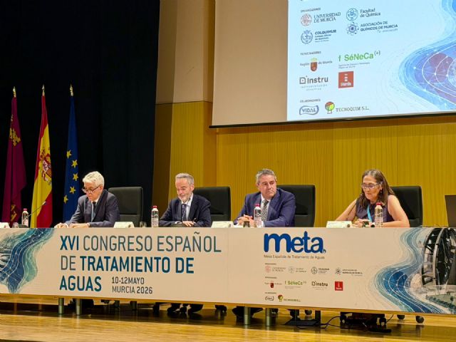 La Región de Murcia acoge el XVI Congreso Espa&ntilde;ol de Tratamiento de Aguas y refuerza su liderazgo en depuración e innovación hídrica