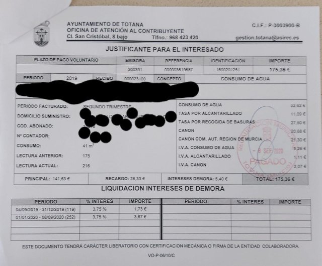 Acción Totana apuesta por la autogestión del servicio de agua. 'Agua para todos'