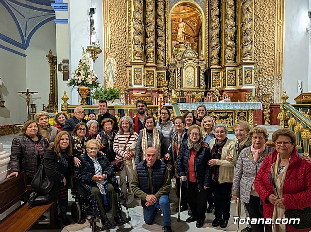 Totana celebra la festividad de Nuestra Señora de Lourdes con un solemne triduo y una llamada al discernimiento del corazón