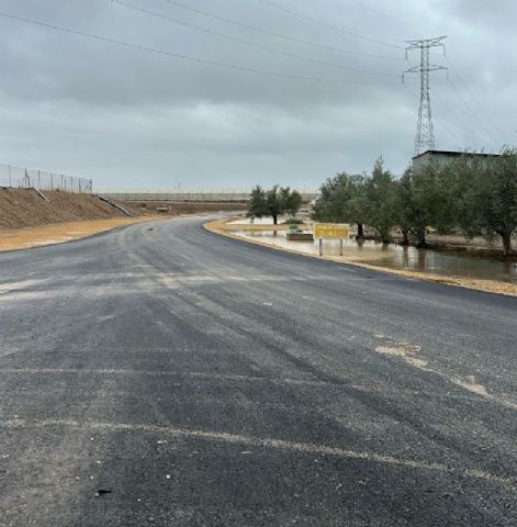 Finalizan las obras de evacuación de aguas pluviales en el Camino de Las Quebradas de Lébor