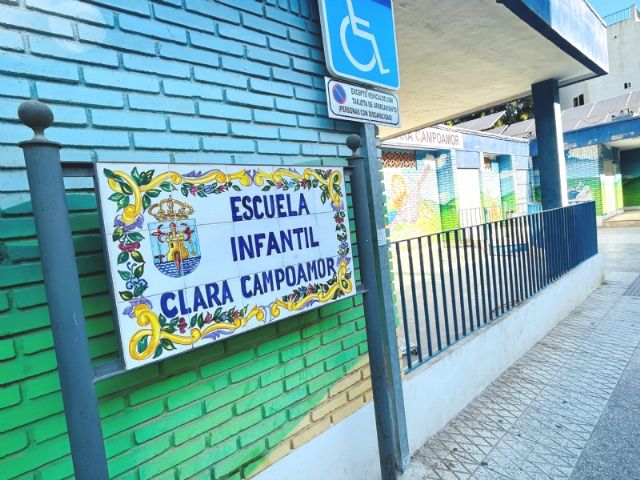El alumnado de la Escuela Infantil Municipal “Clara Campoamor” se incorporará desde el inicio del nuevo curso 2025/26