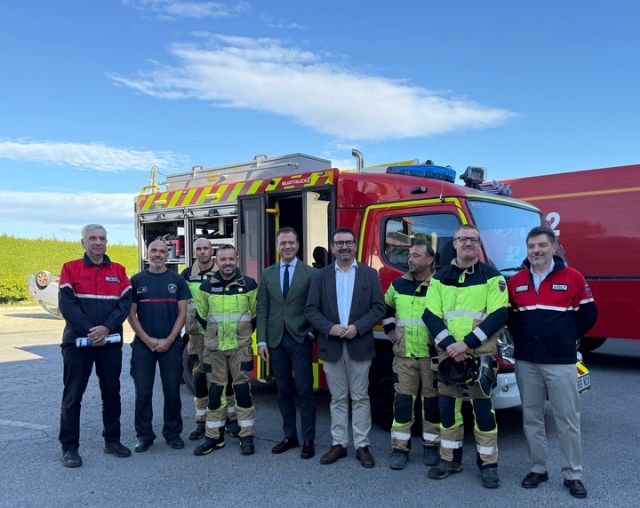 Refuerzan los medios a disposición de los bomberos con la adquisición de seis nuevos vehículos, uno de ellos para el parque de Totana-Alhama de Murcia