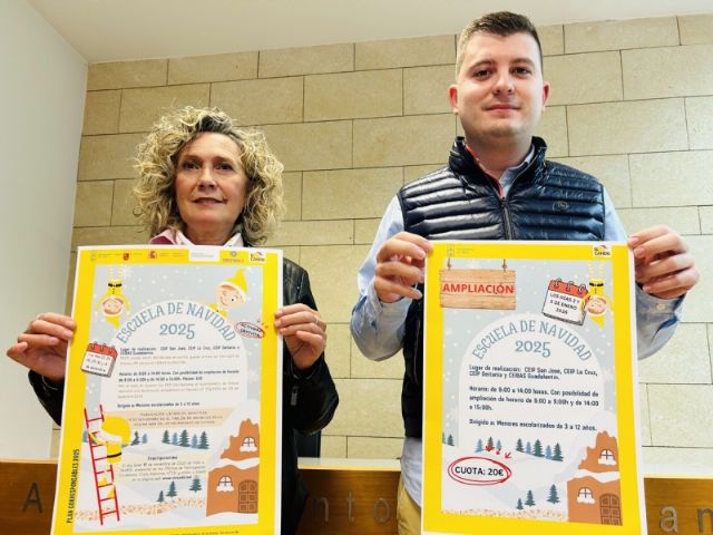 Se ofertan 550 plazas en el programa de conciliación “Escuela de Navidad 2025”, que será gratuito para las familias al ser subvencionado por el Plan Corresponsables