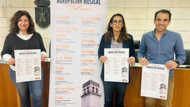 La Agrupación Musical de Totana presenta su amplio calendario de actividades formativas y culturales para el año 2026