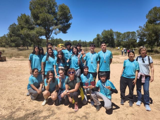 El IES Juan de la Cierva, segundo clasificado por equipos en la Final Regional de Orientación tanto en categoría cadete masculino como femenino