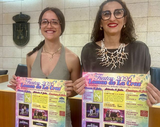 Las fiestas de Las Lomas de La Cruz, en honor a la Virgen del Carmen, se celebran este próximo fin de semana con un amplio y variado programa de actividades