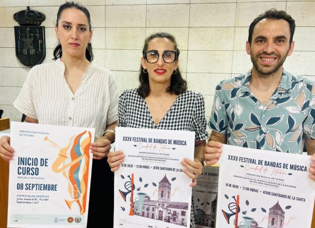 El XXXV Festival de Bandas “Ciudad de Totana” se celebra este sábado en el atrio de La Santa