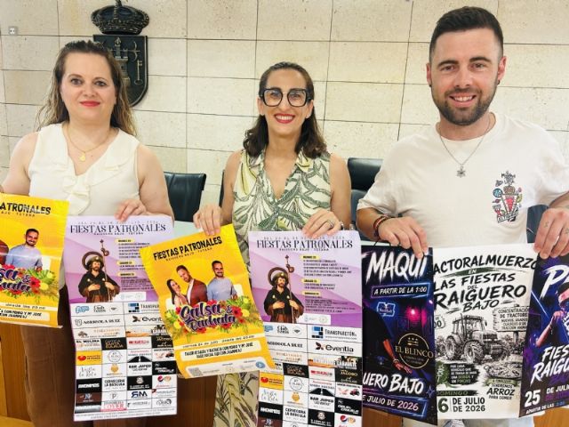 Este fin de semana se celebran las tradicionales fiestas patronales del Raiguero Bajo, en honor a Santiago El Mayor y Santa Ana