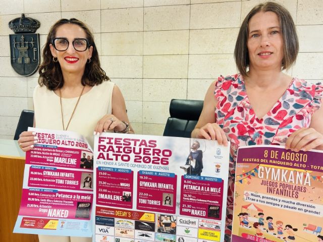 El Raiguero Alto celebra sus fiestas patronales este fin de semana del 7 al 9 de agosto en honor a Santo Domingo de Guzmán