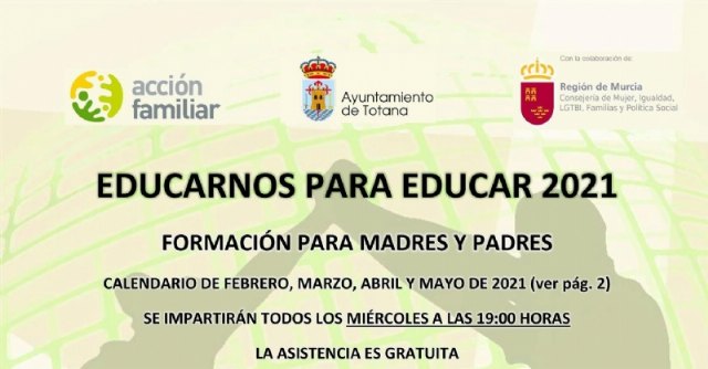 Este miércoles 14 de abril se reanuda la Escuela de Padres, en la modalidad on line