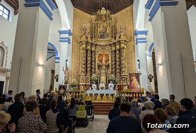 La lluvia no frena la convivencia de la Hospitalidad de Lourdes en Totana, con cerca de 400 asistentes