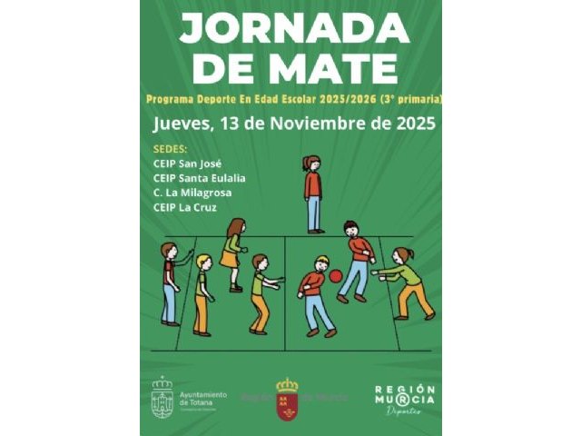La Jornada de Mate Escolar tendrá lugar mañana 13 de noviembre