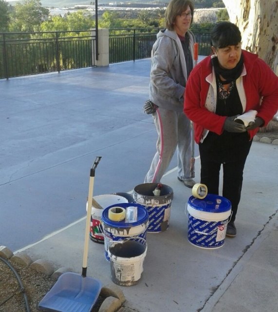 Realizan trabajos de mejora y acondicionamiento en el Local Social de La Huerta