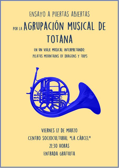 La Agrupación Musical de Totana participará en el Certamen Regional de Bandas, en Molina de Segura