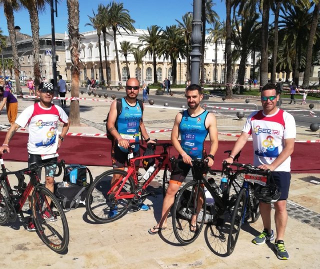El Club Totana Triathlón estuvo presente en el Sertri de Cartagena y en el Valencia 113