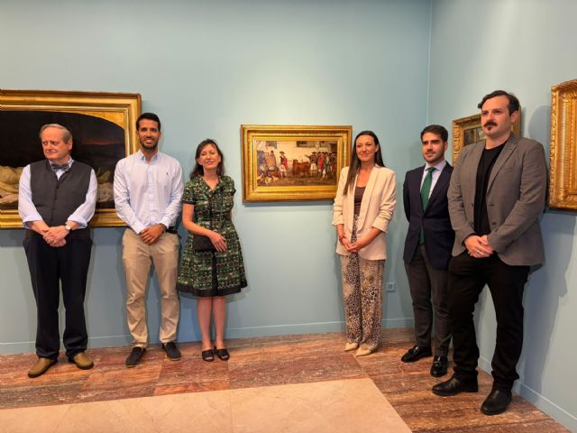 El lienzo 'Venta de novillos', de Eduardo Rosales, se instala en el Museo de Bellas Artes y comparte sala con su amigo Valdivieso