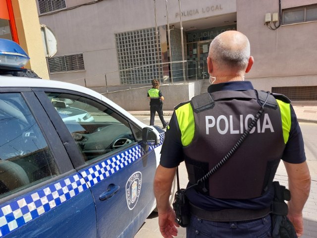 La Policía Local de Totana detiene a un individuo por un supuesto delito de agresión con resultado de lesiones
