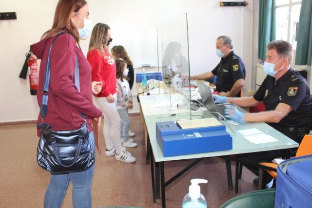 Retoman el servicio móvil de expedición del DNI en Totana, mediante cita previa