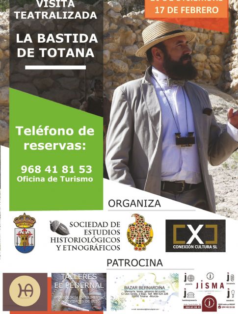 El próximo sábado se llevará a cabo una nueva edición de las visitas teatralizadas al yacimiento arqueológico de La Bastida