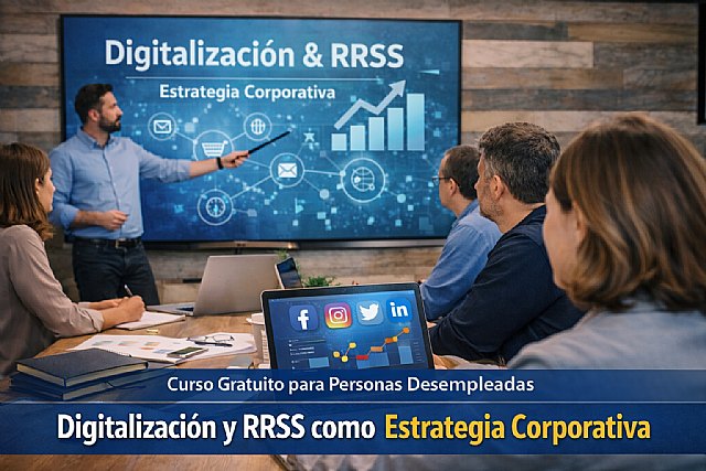 Totana impulsa un curso gratuito sobre digitalización y redes sociales como estrategia corporativa