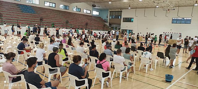 Previsión de vacunaciones covid-19 en Totana para el jueves 19 de agosto