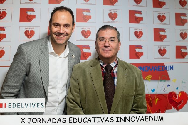 José Antonio Martínez Robles, Presidente Autonómico del Sindicato ANPE Murcia, y Diego Jesús Romera González, Presidente del Comité de Empresa de la Comunidad Autónoma y Secretario de Acción Sindical de ANPE Murcia.